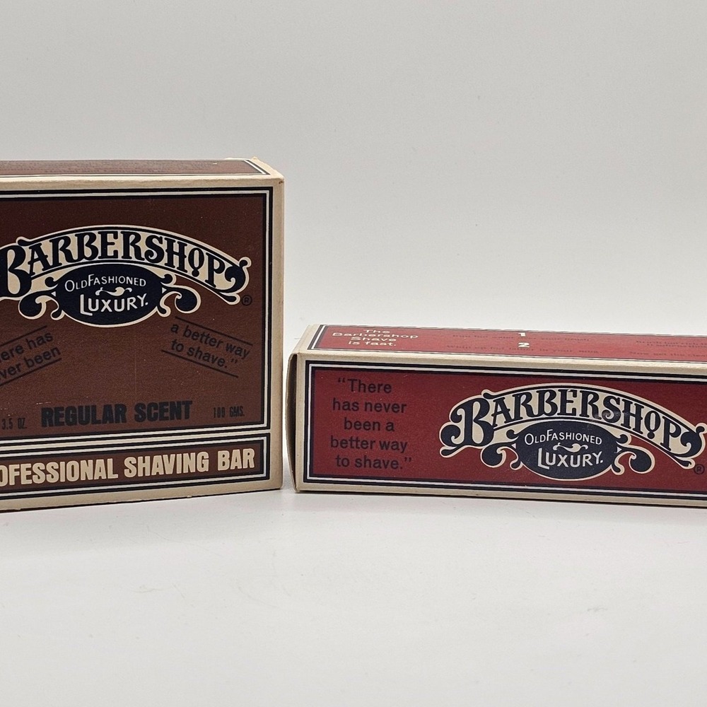 Barbershop Old Fashioned Luxury Regular Scent Professional Shaving Bar & Brush